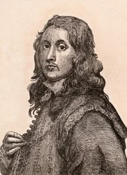 Gonzalez Coques, ilustração de &39;75 retratos de pintores célebres de originais autênticos &39;, publicado em Londres, 1817